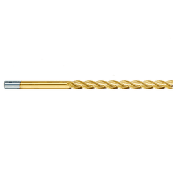1/2" x 10" Foam Cutting Square End Mill Extended TiN Coated Up-Cut Spiral Router Bit, 4-Flute, 1/2" Shank - Alt Image 1