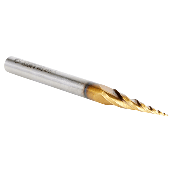 1/64" x 1-1/32" CNC 2D/3D Carving 5.8° Tapered Angle Ball Tip Up-Cut Spiral Router Bit, 3 Flute, 6mm Shank Alt 2 - Image