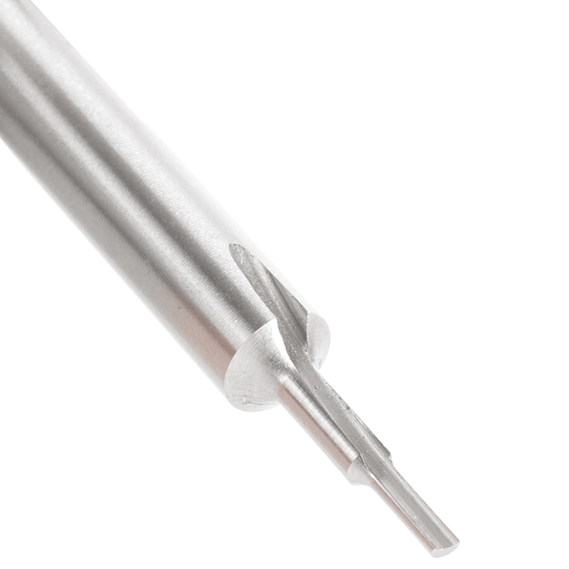 1/16" x 3/16" HSS Single 'O' Flute, Straight Plastic Cutting Router Bit, 1-Flute, 1/4" Shank Alt 4 - Image