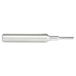 3/32" x 3/8" HSS Single 'O' Flute, Straight Plastic Cutting Router Bit, 1-Flute, 1/4" Shank Alt 2 - Image