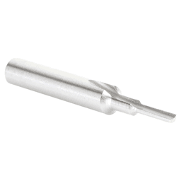 3/32" x 3/8" HSS Single 'O' Flute, Straight Plastic Cutting Router Bit, 1-Flute, 1/4" Shank Alt 3 - Image