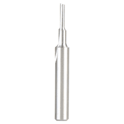 3/32" x 3/8" HSS Single 'O' Flute, Straight Plastic Cutting Router Bit, 1-Flute, 1/4" Shank Main - Image