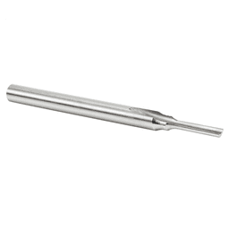 1/8" x 3-1/4" Plastic Cutting 'O' Straight Bit, 1-Flute, 1/4" Shank - Alt Image 2