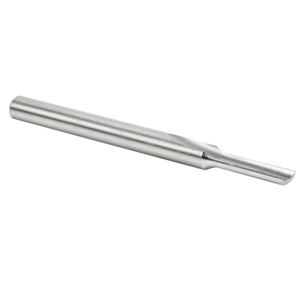 3/16" x 3-1/4" Plastic Cutting 'O' Straight Bit, 1-Flute, 1/4" Shank, 3/4" Cutting Height - Alt Image 2