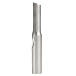 3/8" x 2-1/2" Plastic Cutting 'O' Straight Bit, 1-Flute, 3/8" Shank - Main Image