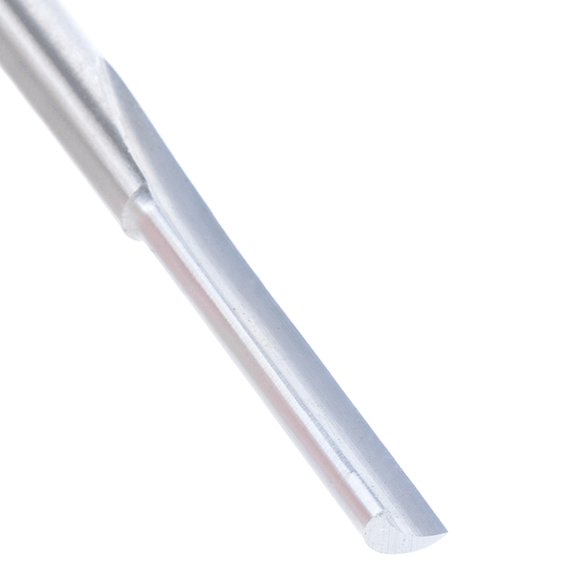 1/4" x 1-1/4 HSS Single 'O' Flute, Straight Plastic Cutting Router Bit, 1-Flute, 1/4" Shank Alt 4 - Image