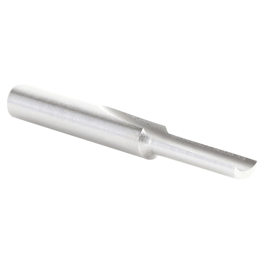 3/16" x 3/4" HSS Single 'O' Flute, Straight Plastic Cutting Router Bit, 1-Flute, 1/4" Shank Alt 3 - Image