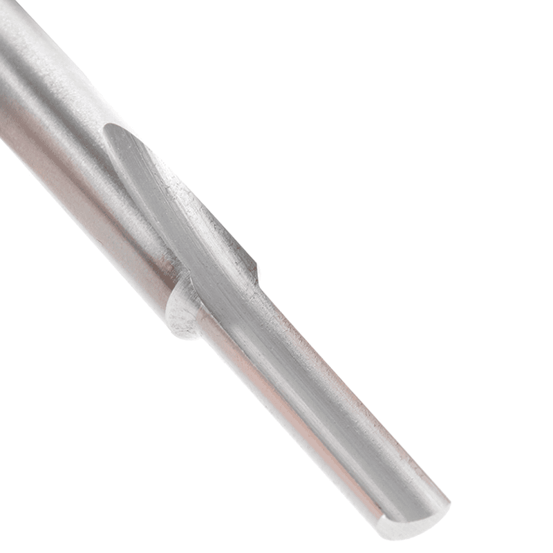 3/16" x 3/4" HSS Single 'O' Flute, Straight Plastic Cutting Router Bit, 1-Flute, 1/4" Shank Alt 4 - Image