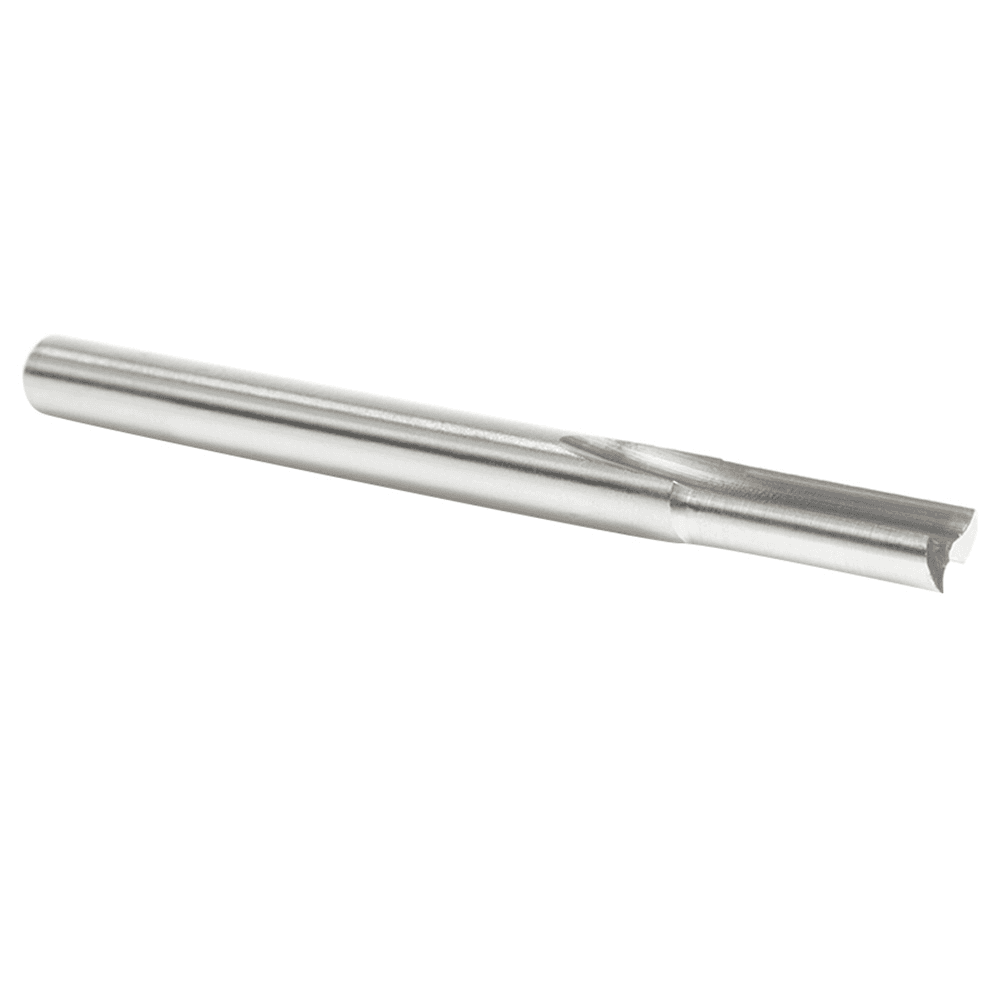 1/4" x 3-1/4" Plastic Cutting 'O' Straight Bit, 2-Flute, 1/4" Shank - Alt Image 2