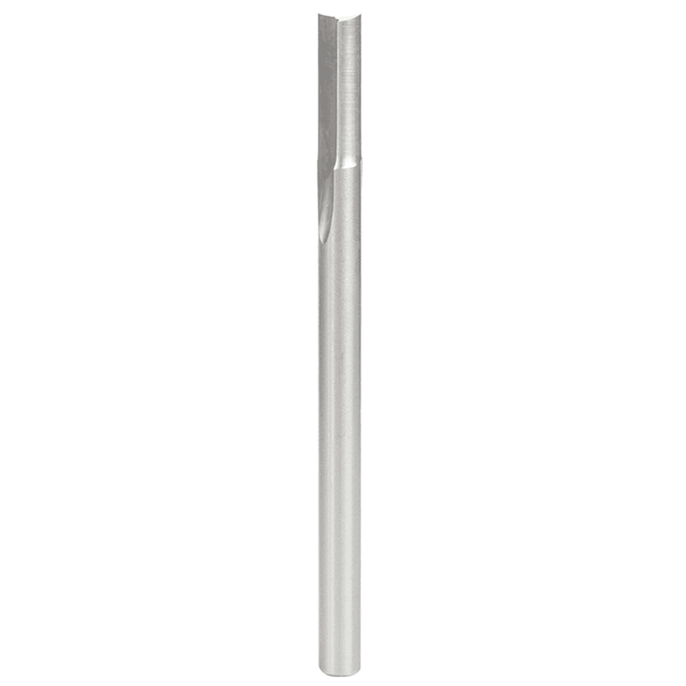 1/4" x 3-3/4" Plastic Cutting 'O' Straight Bit, 2-Flute, 1/4" Shank - Main Image