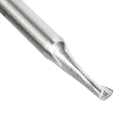 3/16" x 2-7/8" Aluminum Cutting Up-Cut Spiral Router Bit, 1-Flute, 1/4" Shank - Alt Image 2