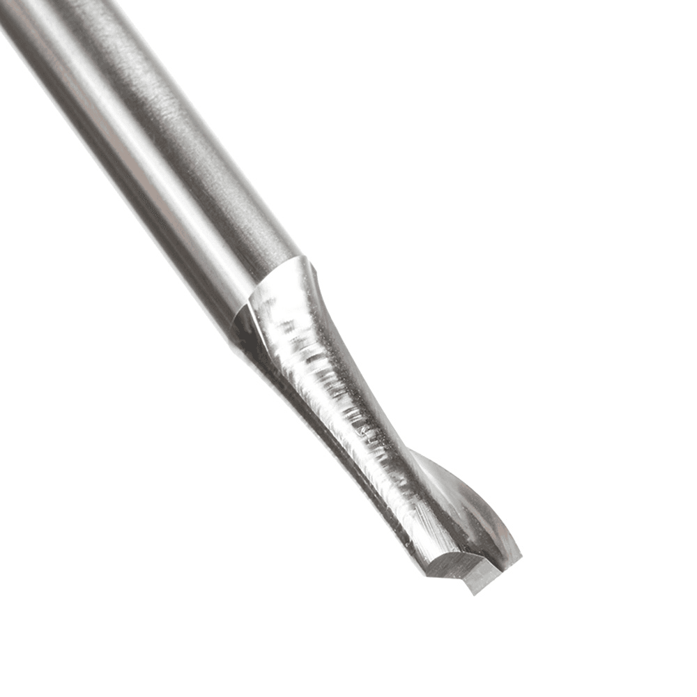 1/4" x 2-3/4" Aluminum Cutting Up-Cut Spiral Router Bit, 1-Flute, 1/4" Shank - Alt Image 2