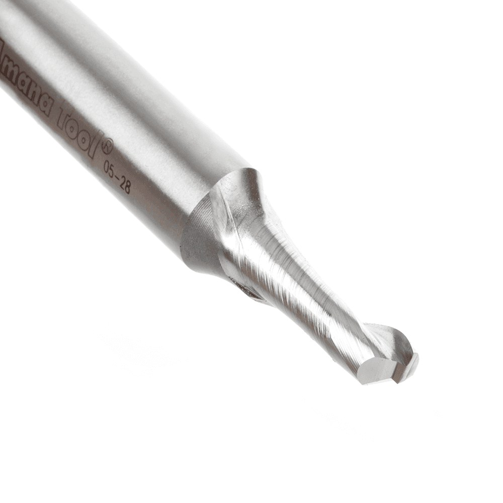 5/16" x 3-1/4" Aluminum Cutting Up-Cut Spiral Router Bit, 1-Flute, 1/2" Shank - Alt Image 2