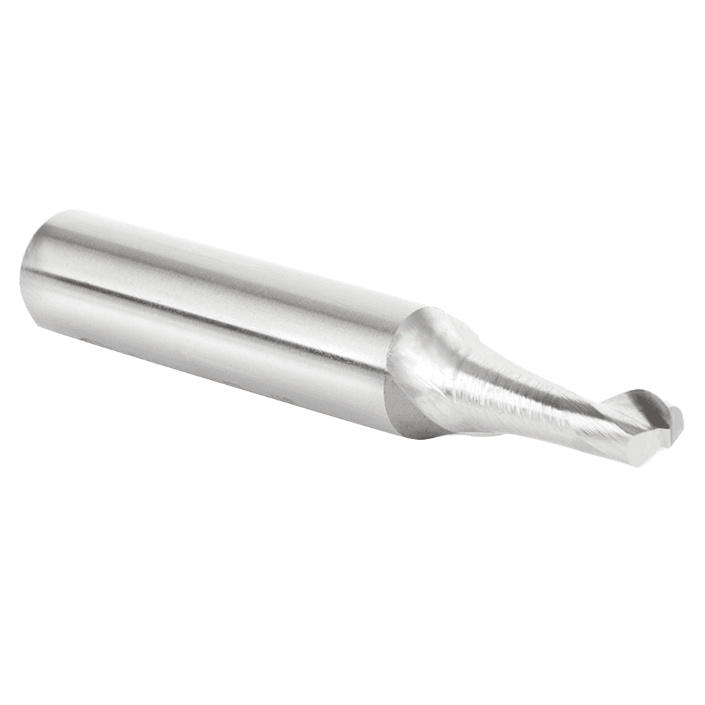 21/64" x 3-1/4" Aluminum Cutting Up-Cut Spiral Router Bit, 1-Flute, 1/2" Shank - Alt Image 1