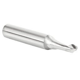 21/64" x 3-1/4" Aluminum Cutting Up-Cut Spiral Router Bit, 1-Flute, 1/2" Shank - Alt Image 1