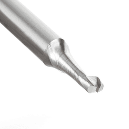 21/64" x 3-1/4" Aluminum Cutting Up-Cut Spiral Router Bit, 1-Flute, 1/2" Shank - Alt Image 2