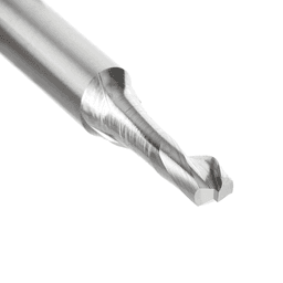 3/8" x 3-1/2" Aluminum Cutting Up-Cut Spiral Router Bit, 1-Flute, 1/2" Shank - Alt Image 2