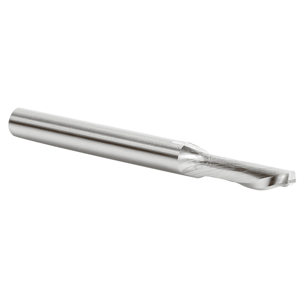 1/4" x 2-3/4" Aluminum Cutting Down-Cut Spiral Router Bit, 1-Flute, 1/4" Shank - Alt Image 1