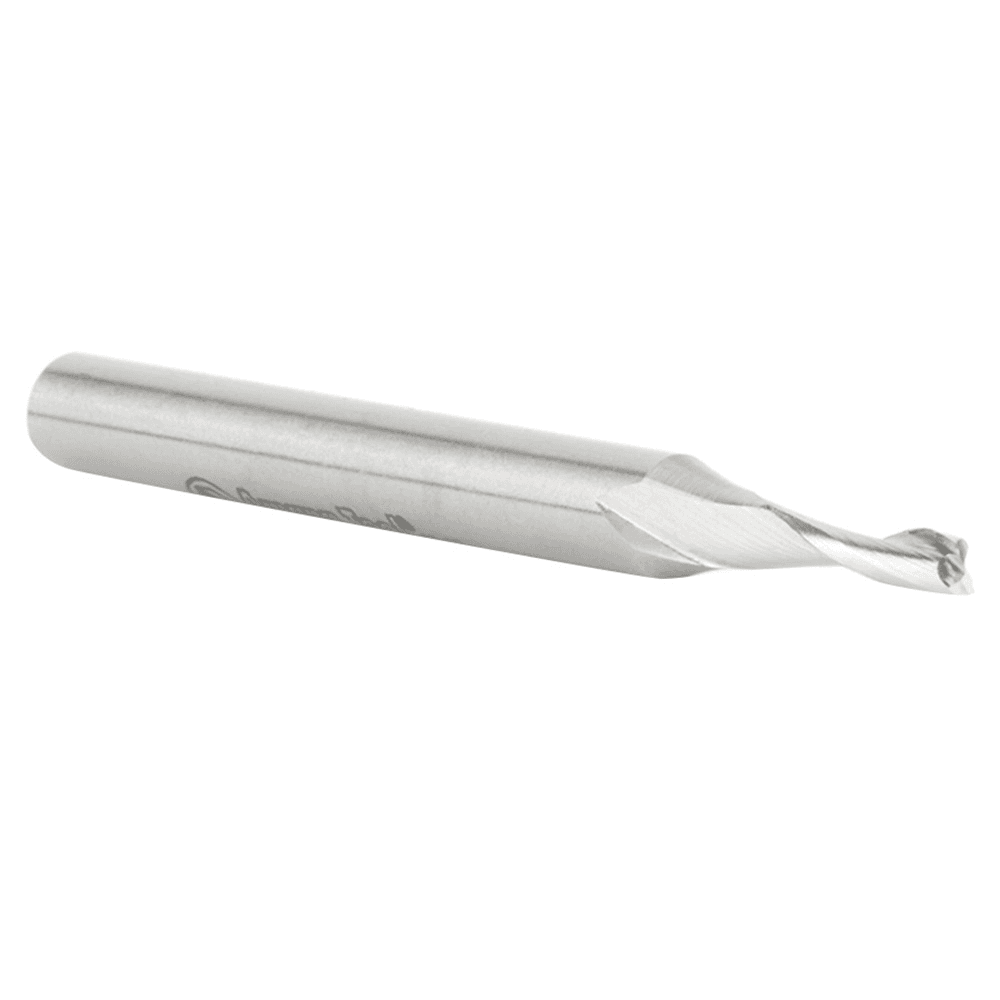 1/8" x 2-5/8" Aluminum Cutting Up-Cut Spiral Router Bit, 2-Flute, 1/4" Shank - Alt Image 1