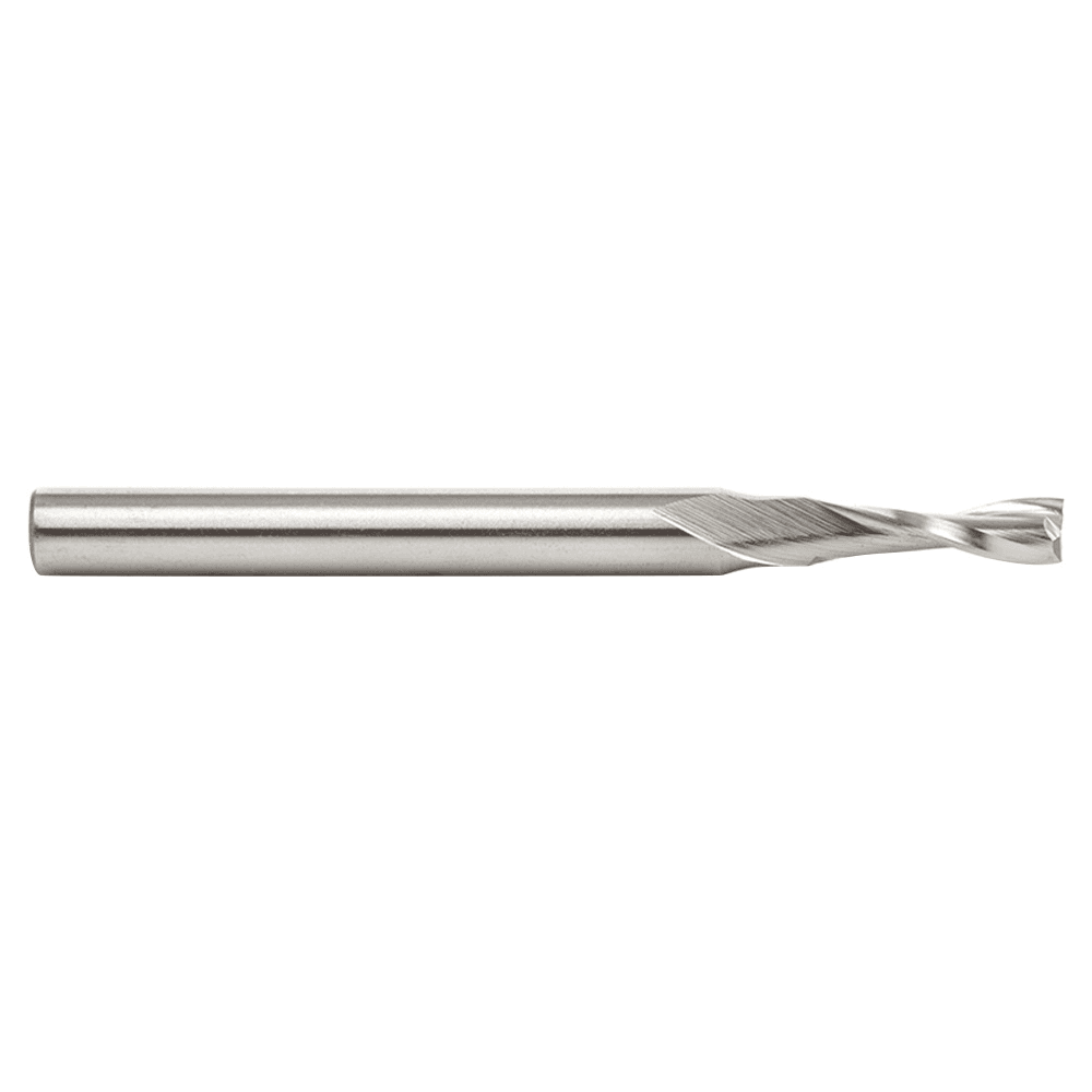 3/16" x 2-7/8" Aluminum Cutting Up-Cut Spiral Router Bit, 2-Flute, 1/4" Shank - Alt Image 1