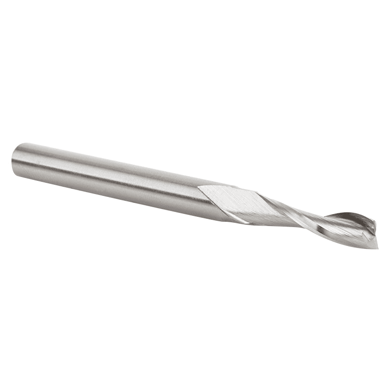 7/32" x 3" Aluminum Cutting Up-Cut Spiral Router Bit, 2-Flute, 1/4" Shank - Alt Image 1