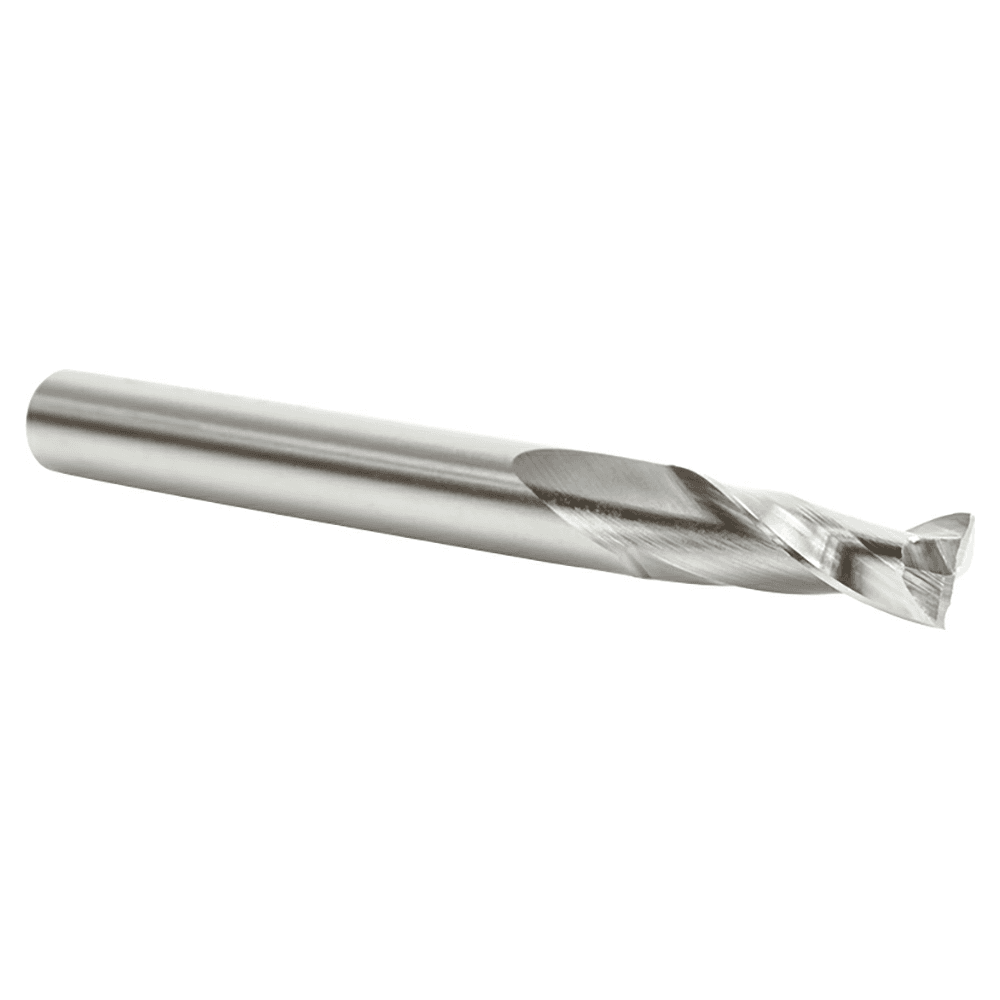 1/4" x 2-3/4" Aluminum Cutting Up-Cut Spiral Router Bit, 2-Flute, 1/4" Shank, 3/4" Cutting Height - Alt Image 1