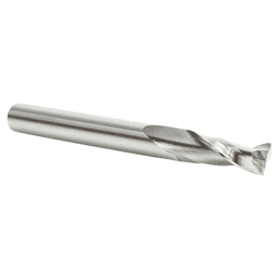 1/4" x 2-3/4" Aluminum Cutting Up-Cut Spiral Router Bit, 2-Flute, 1/4" Shank, 3/4" Cutting Height - Alt Image 1