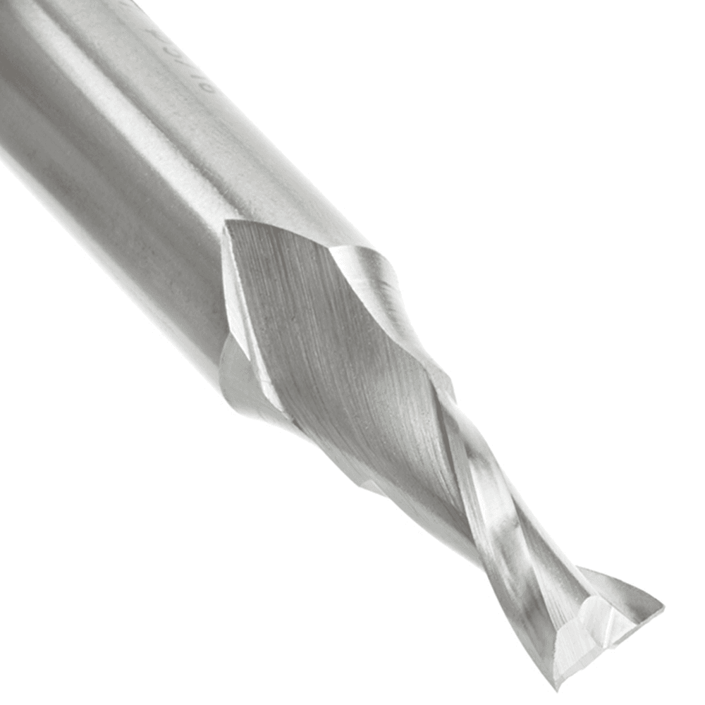 5/16" x 3-1/4" Aluminum Cutting Up-Cut Spiral Router Bit, 2-Flute, 1/2" Shank - Alt Image 2