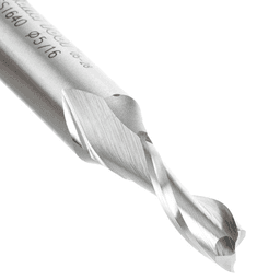 5/16" x 3-1/2" Aluminum Cutting Up-Cut Spiral Router Bit, 2-Flute, 1/2" Shank - Alt Image 2