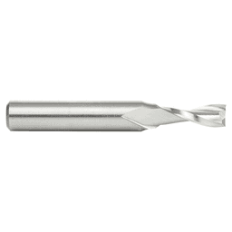 3/8" x 3-1/2" Aluminum Cutting Up-Cut Spiral Router Bit, 2-Flute, 1/2" Shank - Alt Image 1