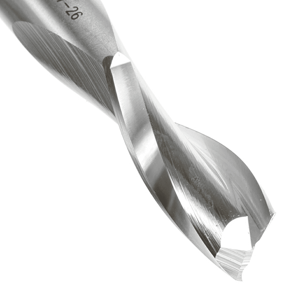 1/2" x 3-1/4" Aluminum Cutting Up-Cut Spiral Router Bit, 2-Flute, 1/2" Shank - Alt Image 2