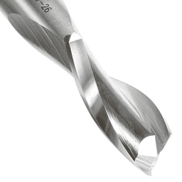 1/2" x 3-1/4" Aluminum Cutting Up-Cut Spiral Router Bit, 2-Flute, 1/2" Shank - Alt Image 2