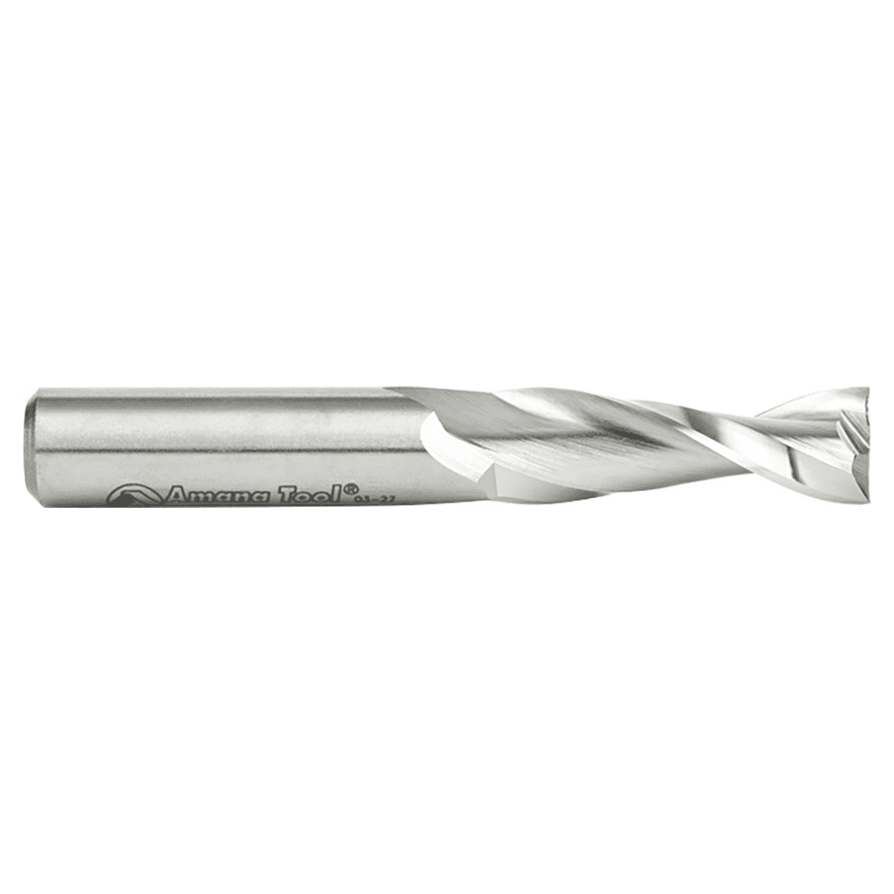 1/2" x 3-1/2" Aluminum Cutting Up-Cut Spiral Router Bit, 2-Flute, 1/2" Shank - Alt Image 1