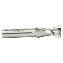 3/4" x 3-1/4" Aluminum Cutting Up-Cut Spiral Router Bit, 2-Flute, 1/2" Shank - Alt Image 1