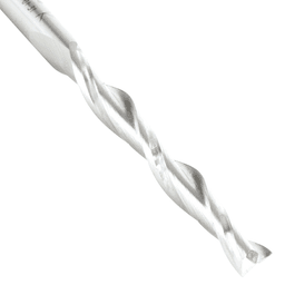 1/4" Dia x 2-1/8" Double Flute Spiral Aluminum Cutting Up-Cut Router Bit, 2 Flute, 1/4" Shank Alt 3 - Image