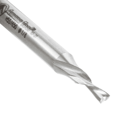 1/8" x 2-5/8" Aluminum Cutting Down-Cut Spiral Router Bit, 2-Flute, 1/4" Shank - Alt Image 2