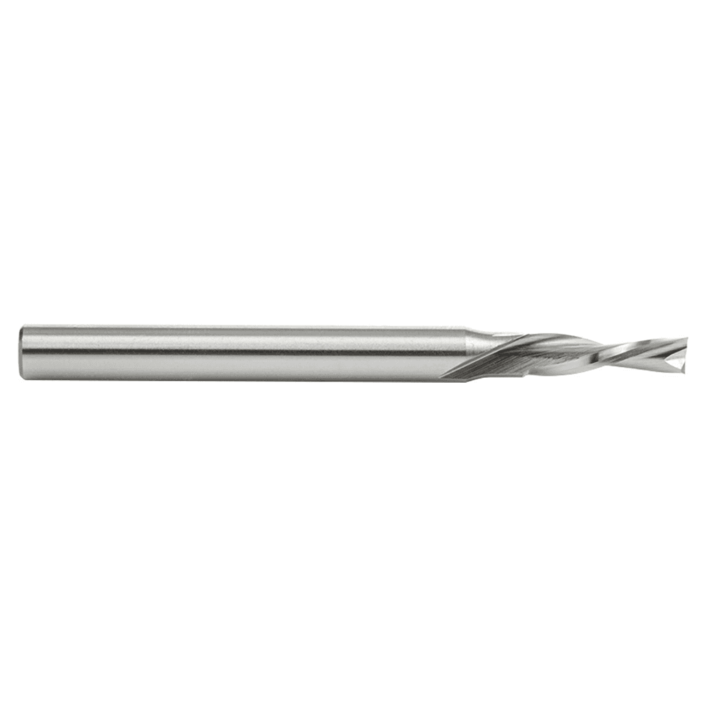 3/16" x 2-7/8" Aluminum Cutting Down-Cut Spiral Router Bit, 2-Flute, 1/4" Shank - Alt Image 1