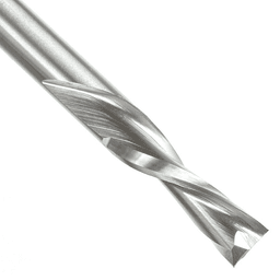 1/4" x 2-3/4" Aluminum Cutting Down-Cut Spiral Router Bit, 2-Flute, 1/4" Shank - Alt Image 2