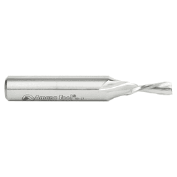 1/4" x 3-1/4" Aluminum Cutting Down-Cut Spiral Router Bit, 2-Flute, 1/2" Shank - Alt Image 1