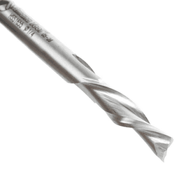 1/4" x 3" Aluminum Cutting Down-Cut Spiral Router Bit, 2-Flute, 1/4" Shank - Alt Image 2