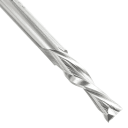 1/4" x 3-1/4" Aluminum Cutting Down-Cut Spiral Router Bit, 2-Flute, 1/4" Shank - Alt Image 2