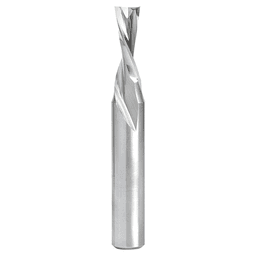 3/8" x 3-1/2" Aluminum Cutting Down-Cut Spiral Router Bit, 2-Flute, 1/2" Shank - Main Image