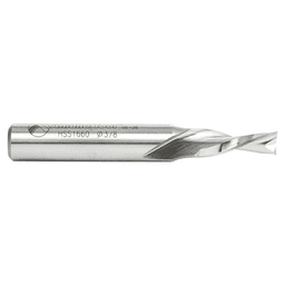 3/8" x 3-1/2" Aluminum Cutting Down-Cut Spiral Router Bit, 2-Flute, 1/2" Shank - Alt Image 1