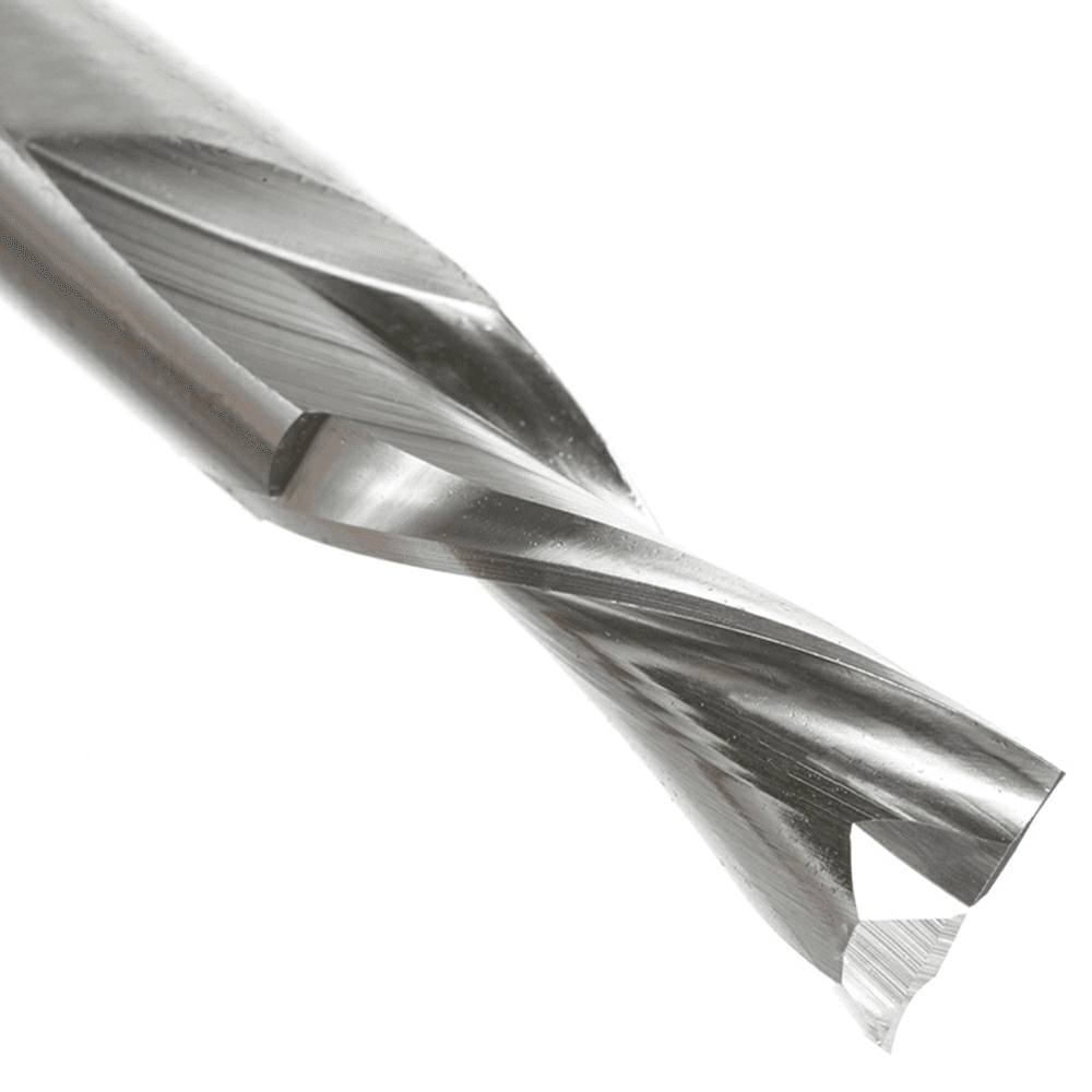 1/2" x 3-1/4" Aluminum Cutting Down-Cut Spiral Router Bit, 2-Flute, 1/2" Shank - Alt Image 2
