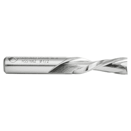 1/2" x 3-1/2" Aluminum Cutting Down-Cut Spiral Router Bit, 2-Flute, 1/2" Shank - Alt Image 1