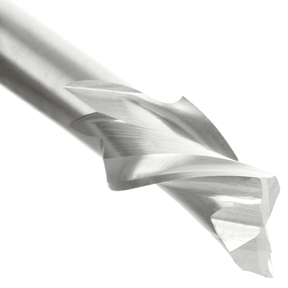 3/4" x 3-1/4" Aluminum Cutting Down-Cut Spiral Router Bit, 2-Flute, 1/2" Shank - Alt Image 2