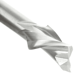 3/4" x 3-1/4" Aluminum Cutting Down-Cut Spiral Router Bit, 2-Flute, 1/2" Shank - Alt Image 2