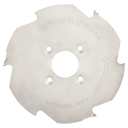 100.4mm Dia x 3T Polycrystalline Diamond Lamello Cutter, 22mm Bore for Zeta P2 Lamello Porter Router Main - Image