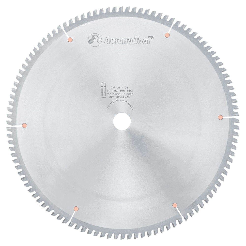 14" x 108 Teeth Non-Melt Plastic Saw Blade - Main Image