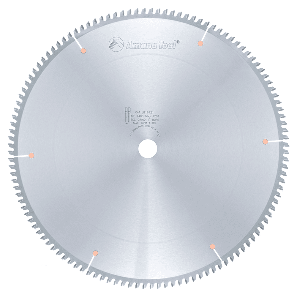 16" x 120 Teeth Non-Melt Plastic Saw Blade - Main Image